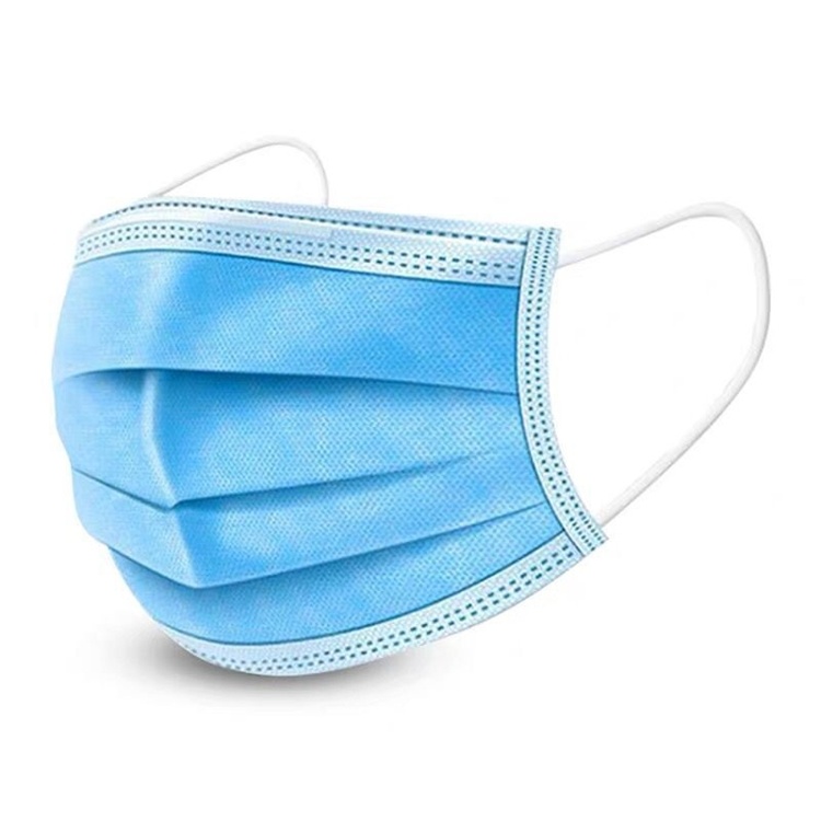 Best Selling Blue 3 Ply Non Woven Face Mask