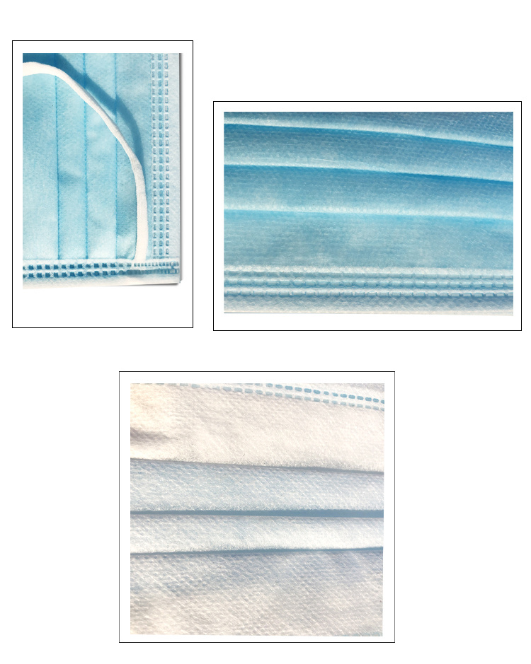 3 Ply Non Woven Breath Disposable Face and Mouth Mask Good
