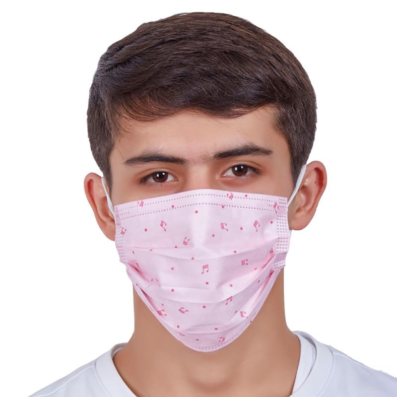 Waterproof Disposable 3-Ply Protective Non Woven Face Mask for Adult