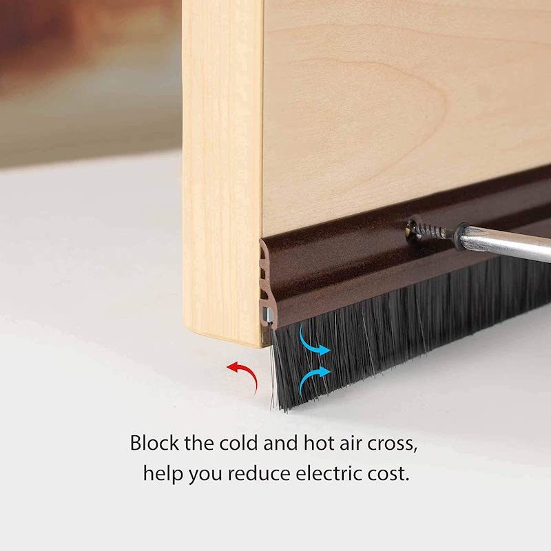 Door Brush Seal Rubber Threshold Weather Strip Weatherstrip