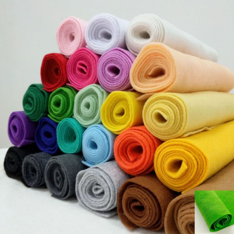 Wool Felt Fabric Color Felt Nonwoven Polyester Felt