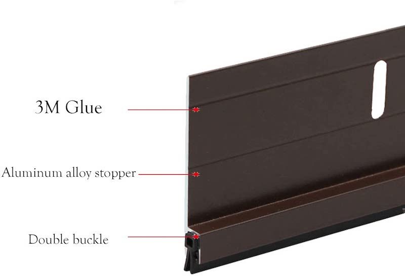 Door Brush Seal Rubber Threshold Weather Strip Weatherstrip