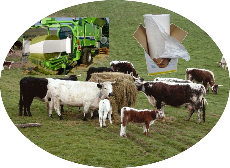 3layers Co-Extruded Silage Wrap Films for Grass Baler