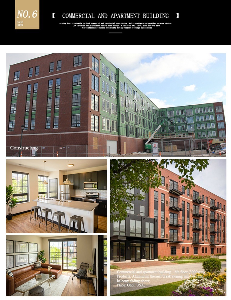 Aluminum Tilt Turn Window/ Casement Window/Awning Window/ Sliding Window with Double Insulated Glass