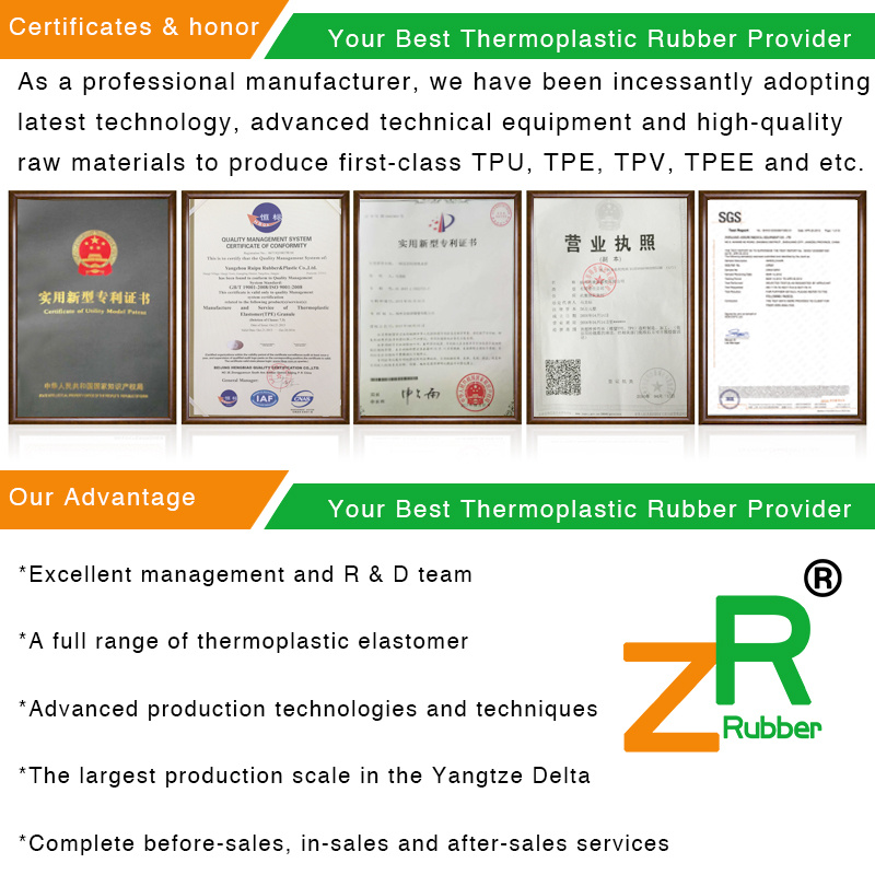 RP3193 Manufacturer Transparent Rubber Product Thermoplastic
