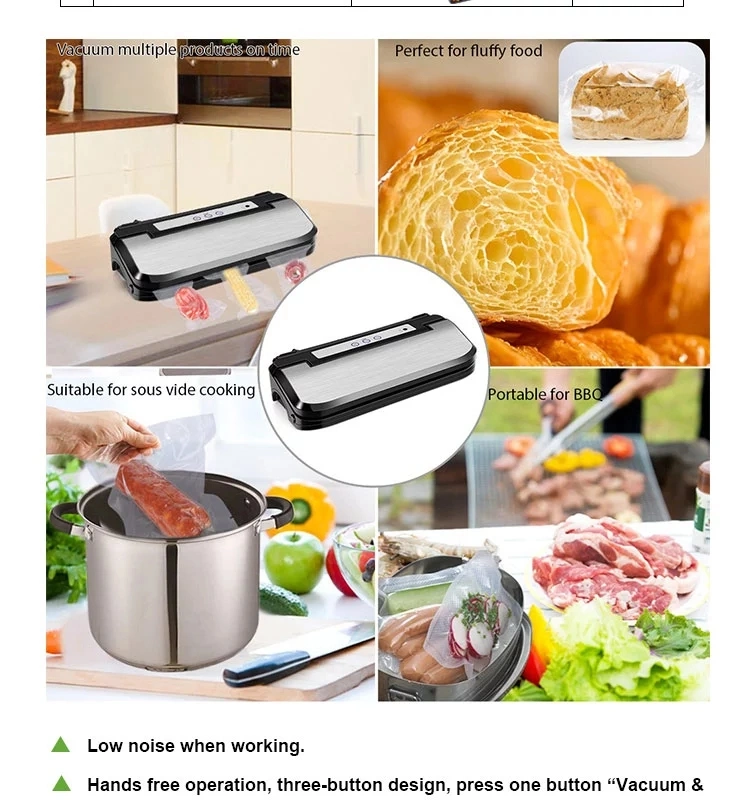 Automatic Stainless Steel Touch Sensitive Portable Food Vacuum Sealer