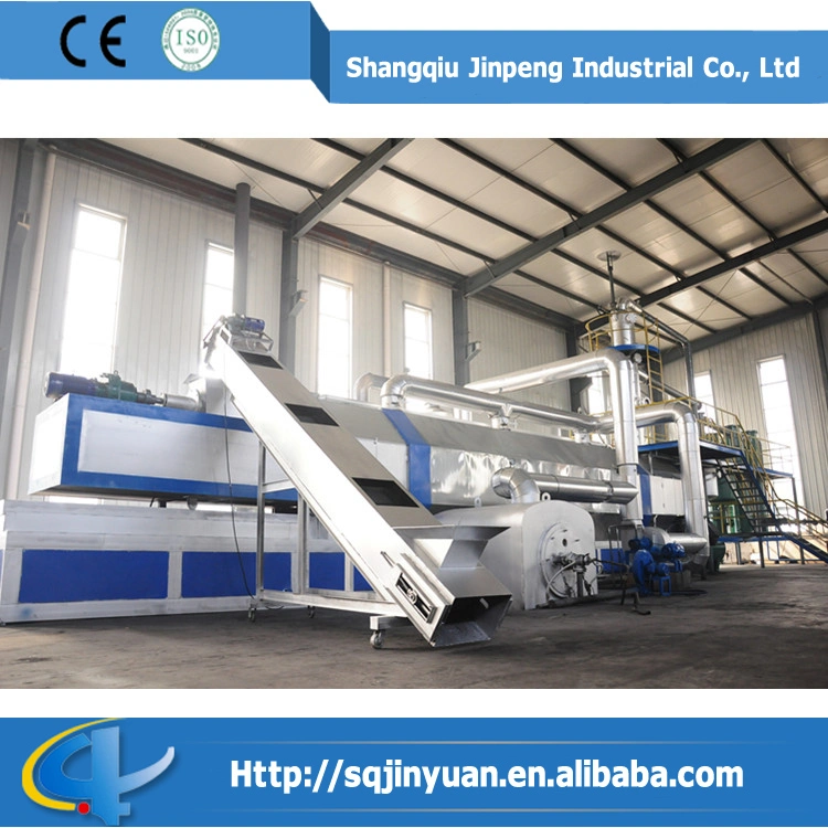 Continuous Scrap Plastic Pyrolysis Machine