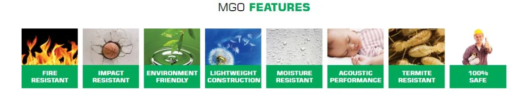 Taiwan Fireproof Magnesium Sulfate / Chlorine Free Board Price