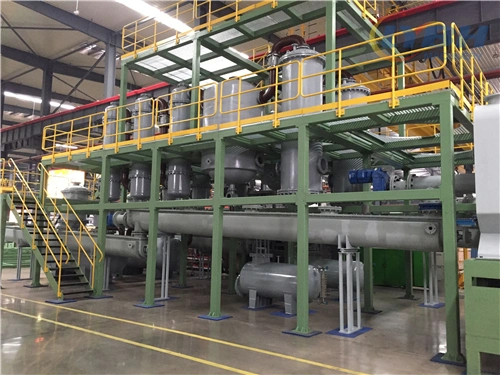 30t~50t Fully Continuous Waste Plastic Tyre Fuel Distillation Oil Refining System Pyrolysis Plant