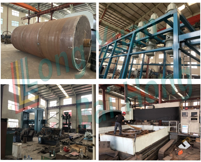 Advanced Machinery Waste Tyre Recycling Machine 60t Continuous Pyrolysis Plant