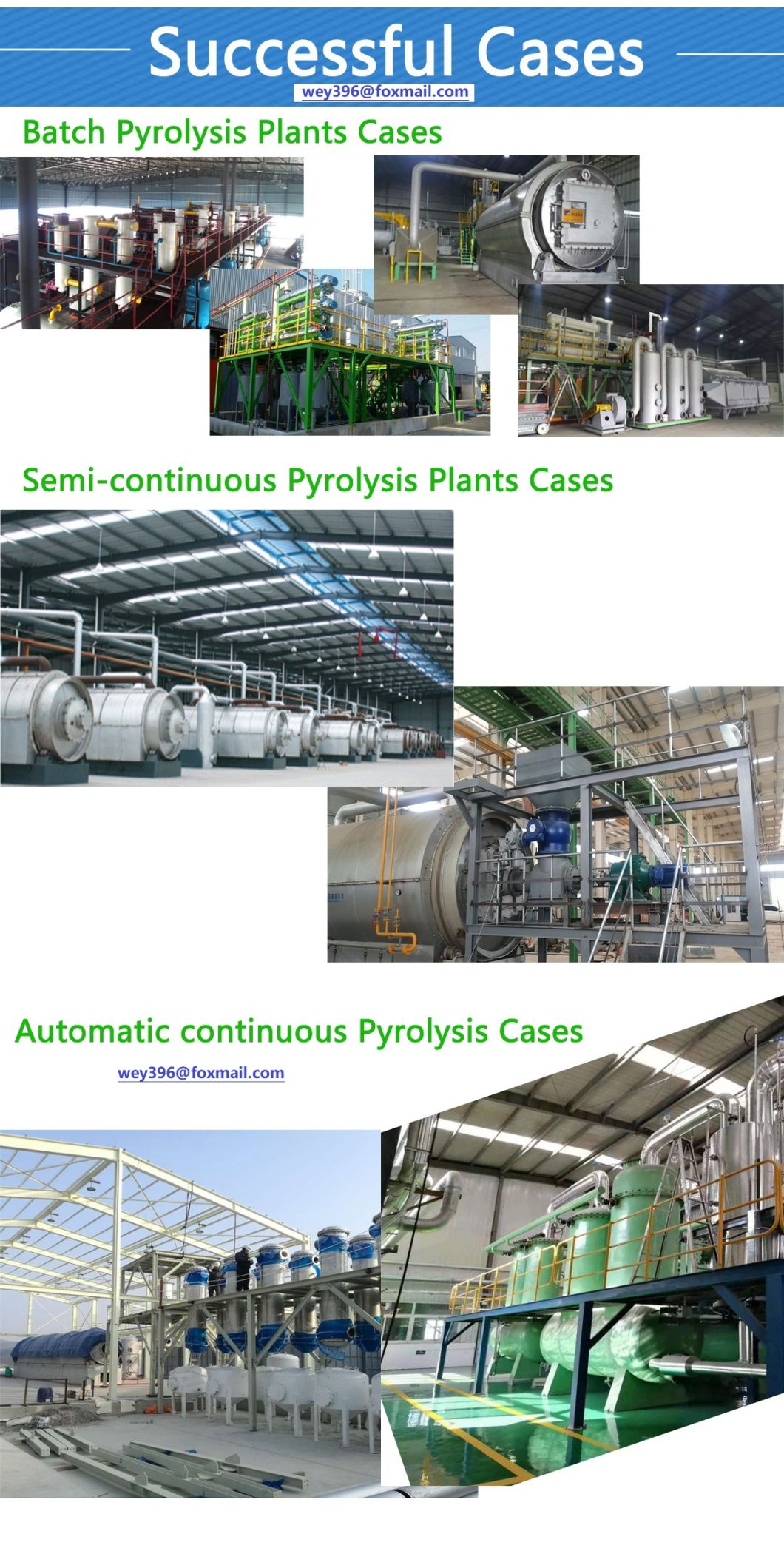 Plastic Pyrolysis Plant with Ce & ISO