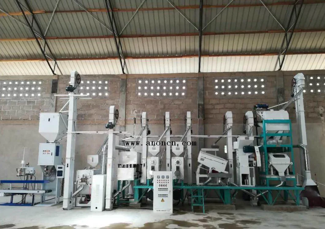 Anon Automatic Small 30-40tpd Rice Mill Plant