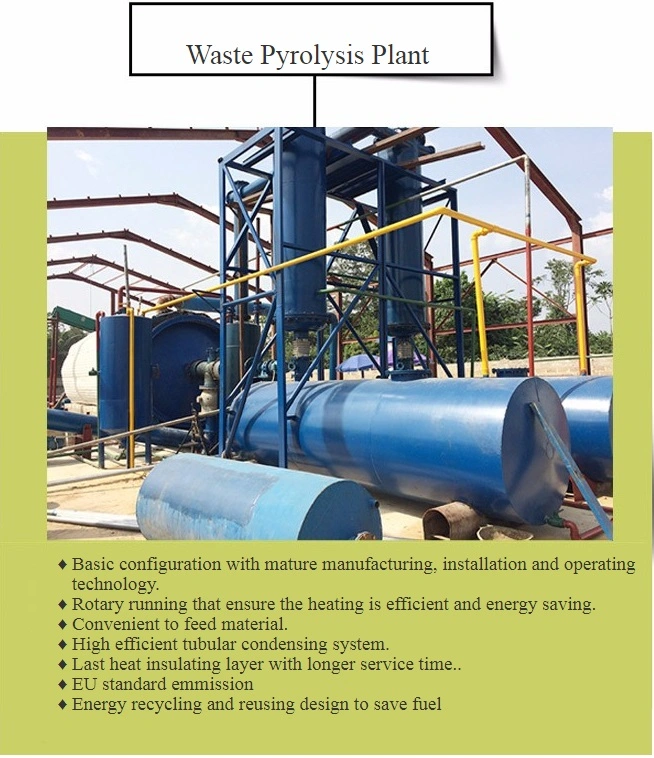 New Techinical Waste Oil Pyrolysis Oil Plant /Batch Tire Recovery