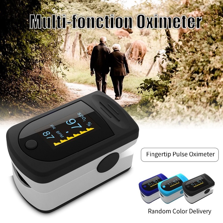 Finger Pulse Oxygen Meter Blood Oxygen Saturation Monitor with TFT Display, Hand Held Pulse Oxygen Meter
