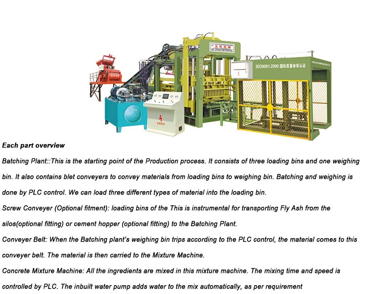 Construction Block Equipment, Full Automatic Concrete Block Making Machine,