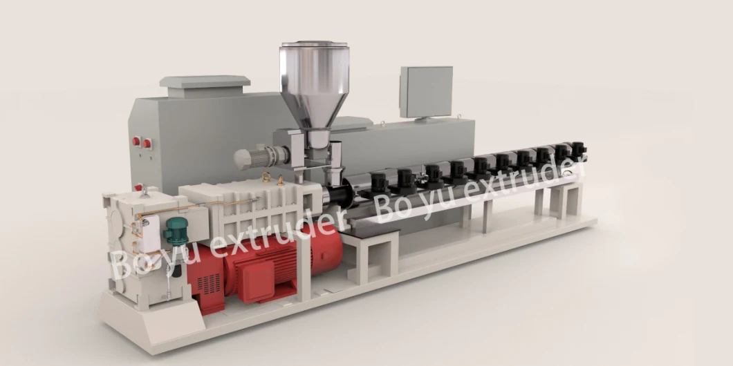 PVC WPC Spc Plastic Vinyl Flooring Tile Sheet Plate Board Production Extrusion Line Extruding Making Machine