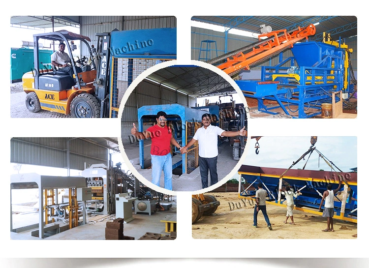 Qt10-15 Concrete Blocks Mold Making Gypsum Board Lamination Machine
