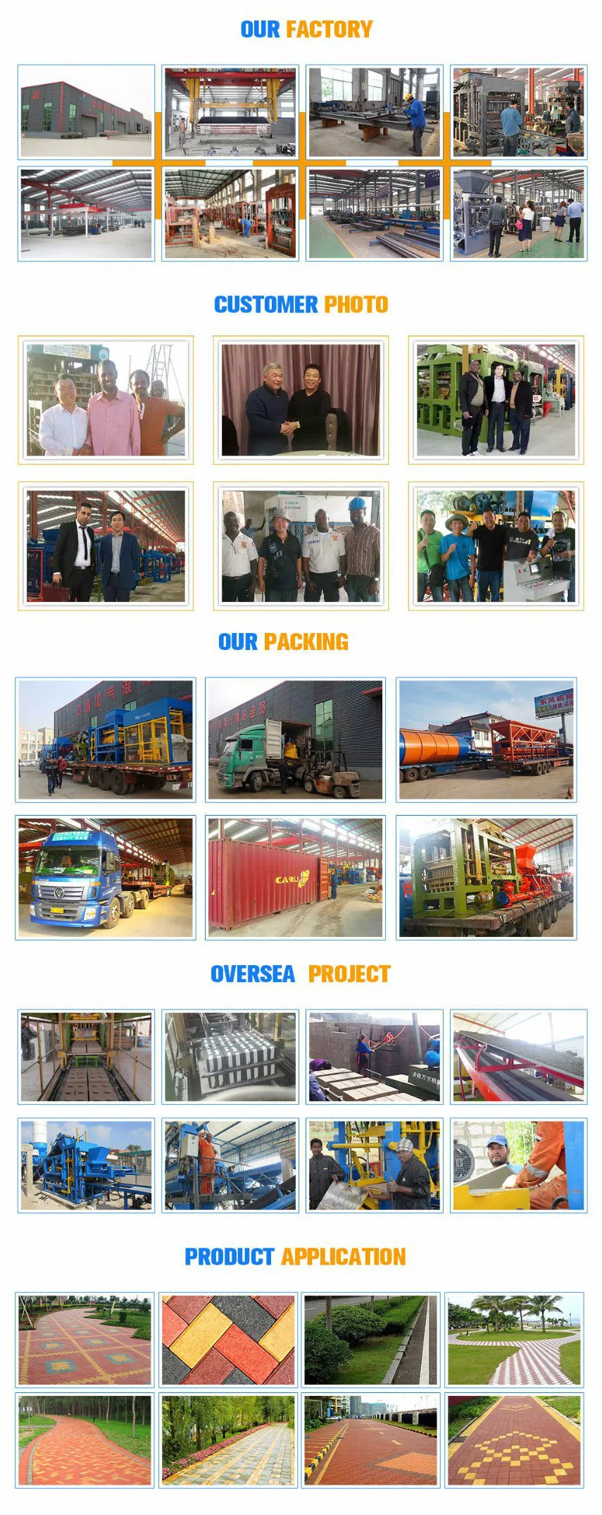 Construction Block Equipment, Full Automatic Concrete Block Making Machine,