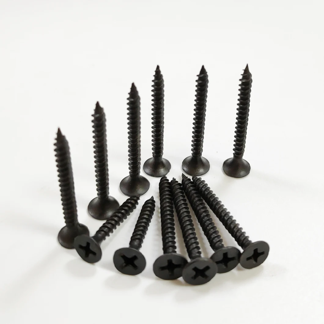 Cheap Price Black Phosphated Gypsum Board Screws Drywall Screw 3.5X25