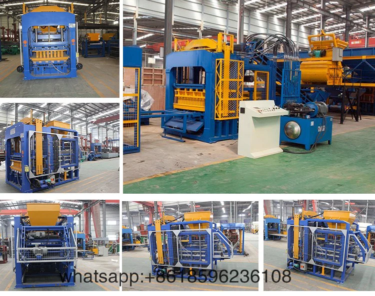 Qt10-15 Concrete Blocks Mold Making Gypsum Board Lamination Machine