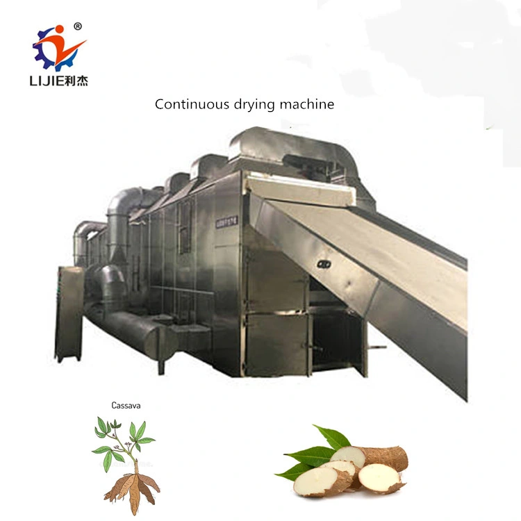 Nigeria Wood Heated Continuous Drying Machine Dryer for Cassava