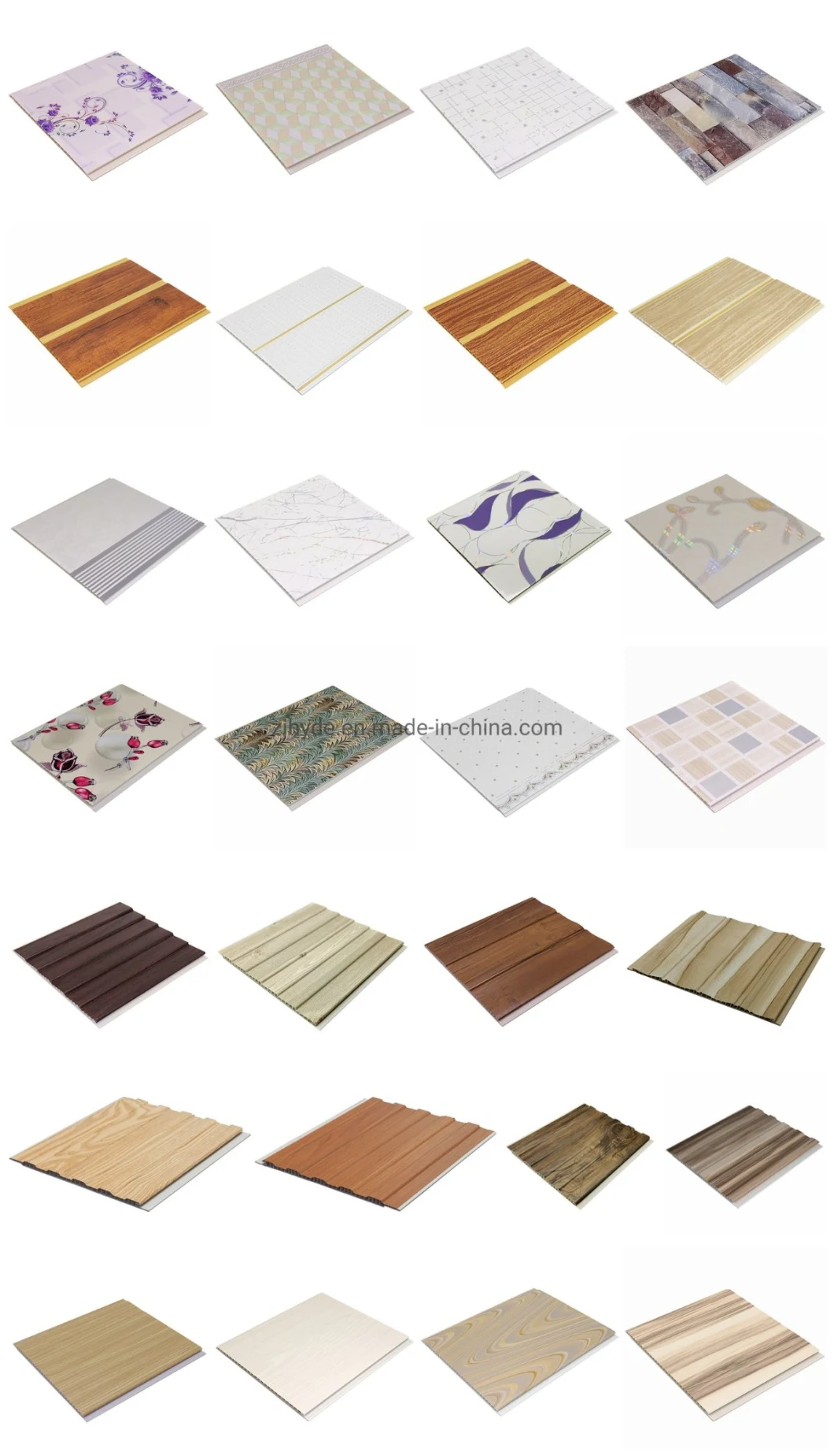 Plastic Wall Wood Grain PVC Ceiling Best Wood Grain PVC Ceiling Panel Colombia /Bolivia