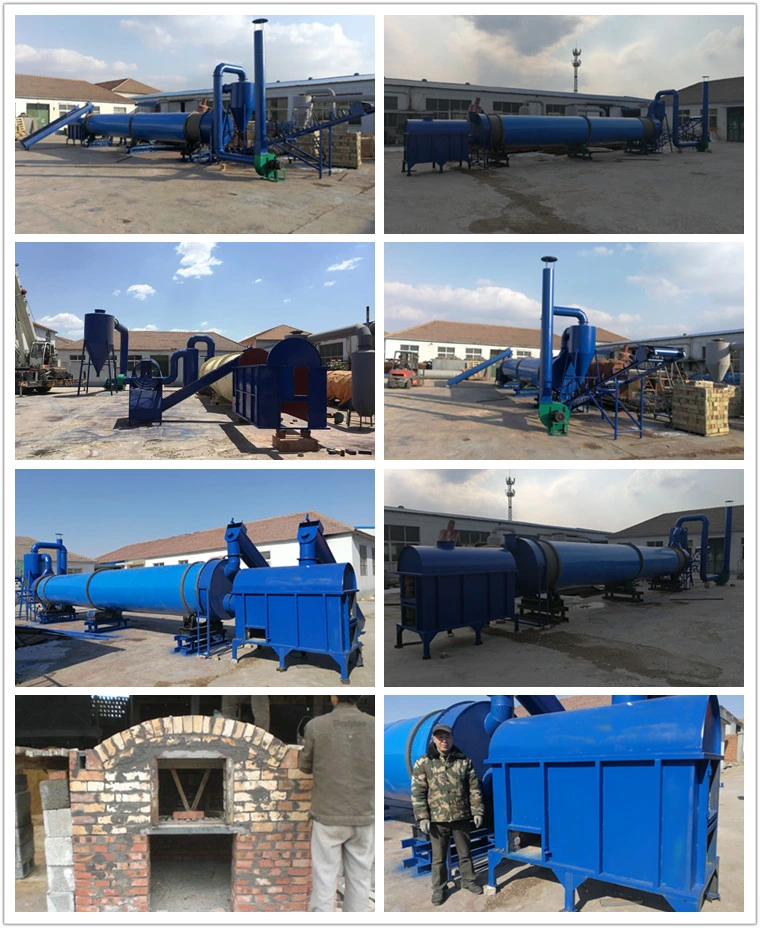 Wood Sawdust Wood Chips Rotary Drum Drying Machine