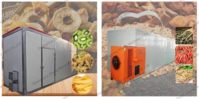 Automatic Continuous Belt Mesh Drying Machine for Food Medicinal Wood