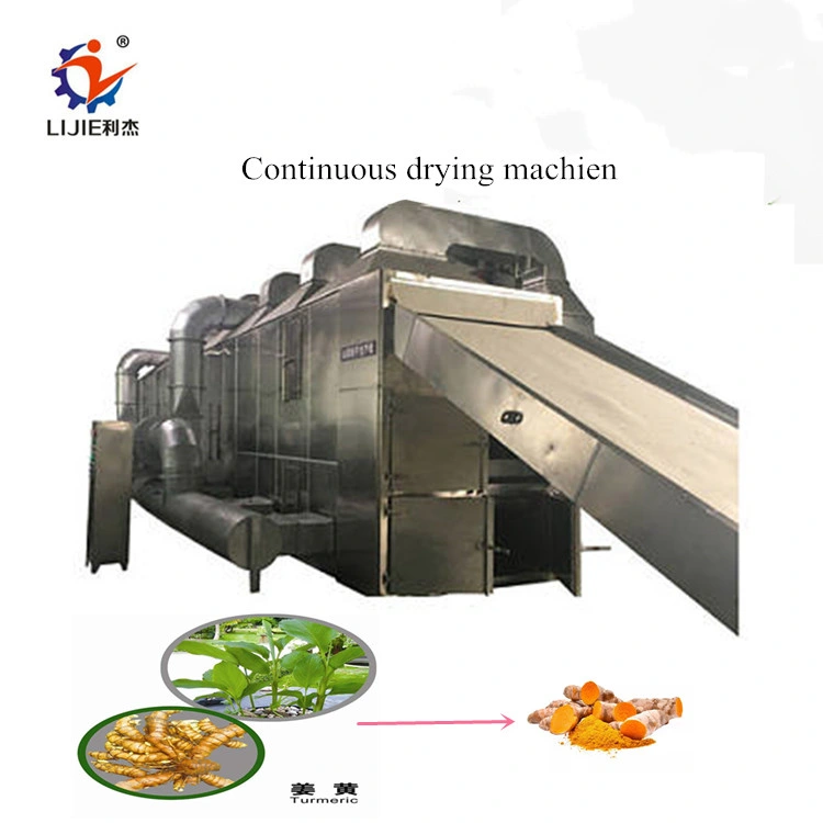 Nigeria Wood Heated Continuous Drying Machine Dryer for Cassava