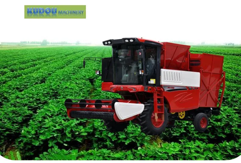 Wet Groundnut Combine Harvesting Machine / Dry Peanut Thresher Picking Machine Best Price in Tanzania