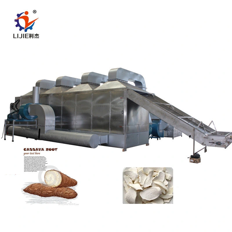 Nigeria Wood Heated Continuous Drying Machine Dryer for Cassava