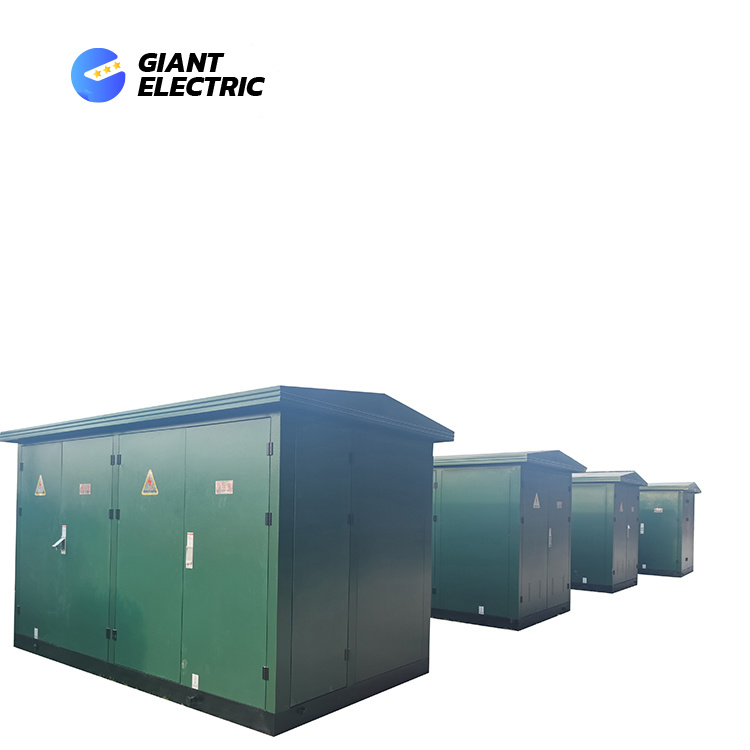 Supplier 11kv 15kv 20kv 22kv 33kv Outdoor Package Transformer Substation with LV Mv Switchgears