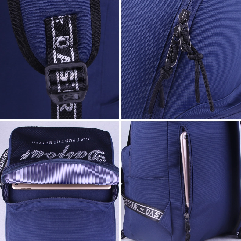 Hot Selling Contrast Color School Backpack Student Bag Travel Backpack