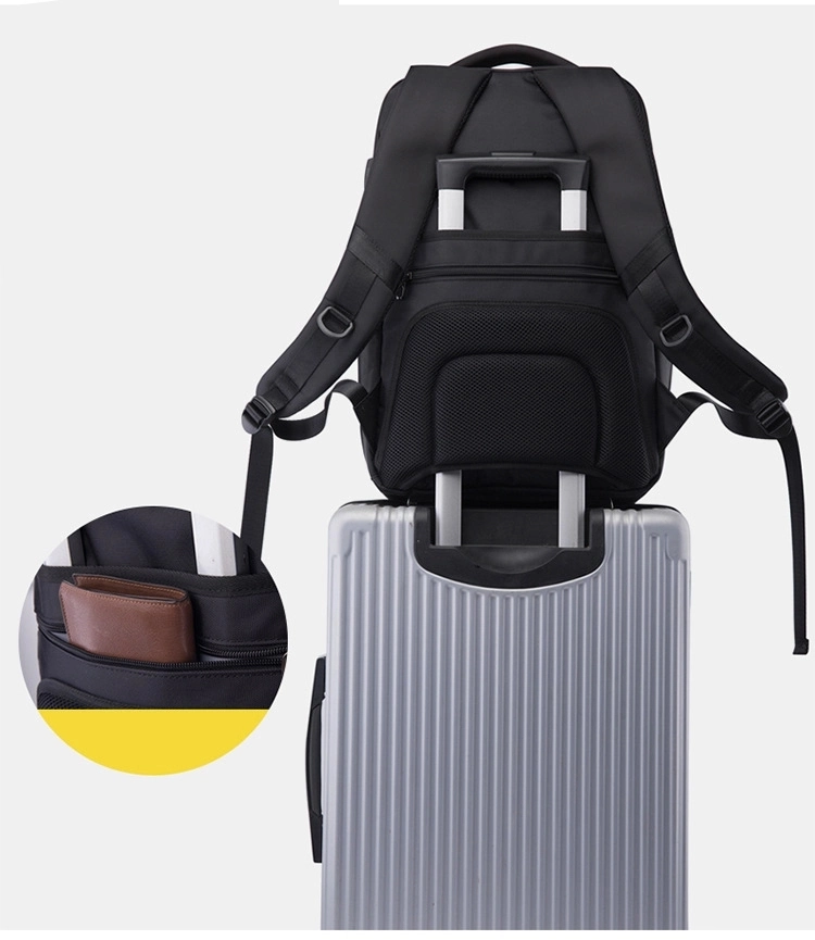 New High Quality Simple Casual Laptop Backpack Business Travel Bag USB Charging Laptop Backpack