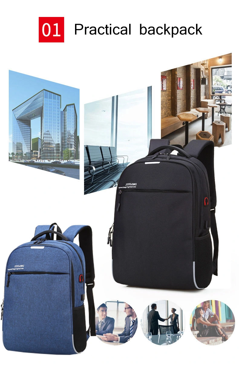 Aoking USB Charging Notebook Backpack Computer Laptop Bag Slim Laptop Bags Backpack