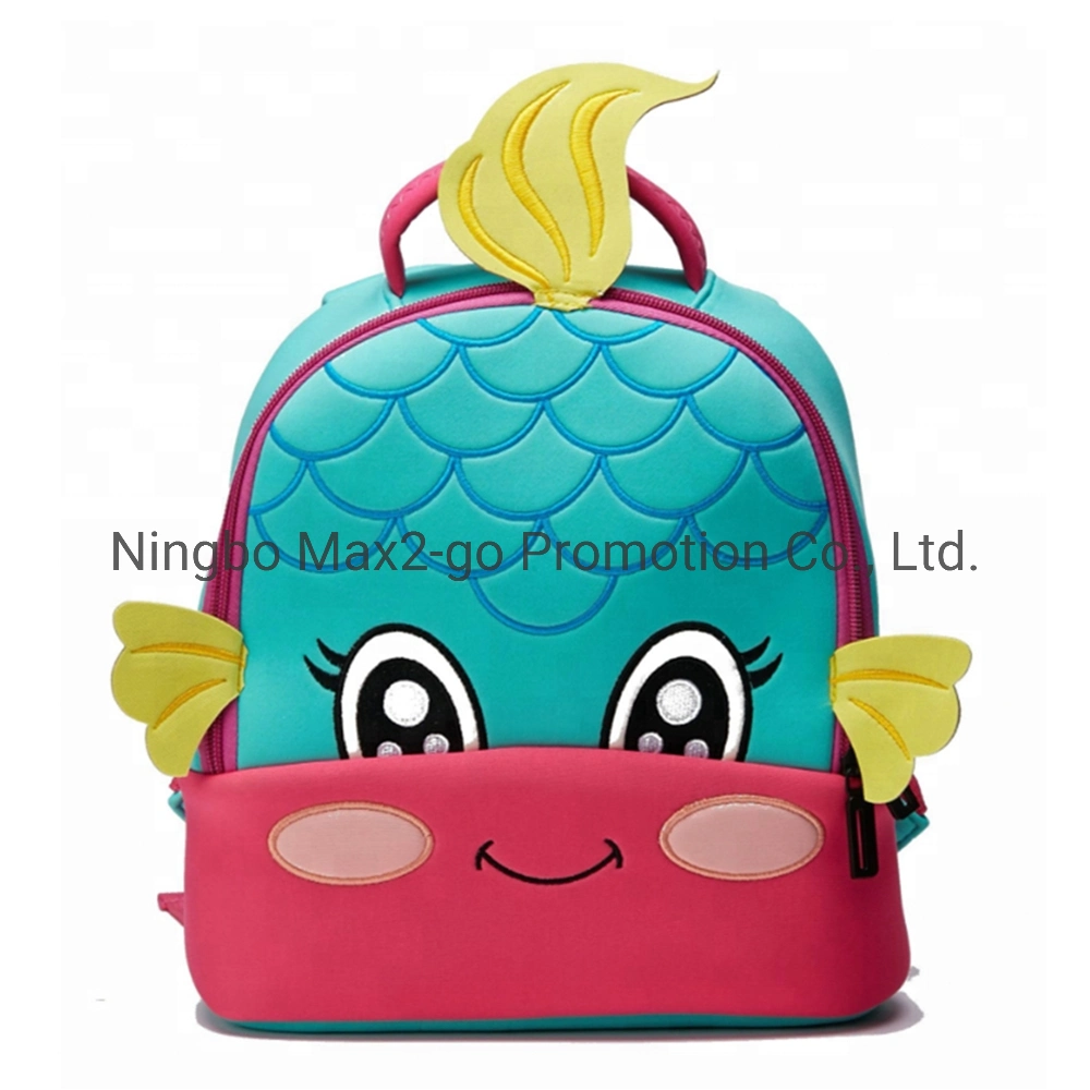 Fancy Neoprene Kids Backpack Kids School Bag Cartoon Backpack