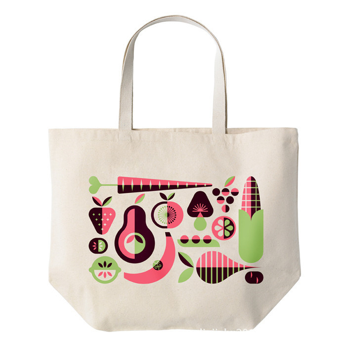 Promotional Shopping Cotton Tote Canvas Backpack Bag