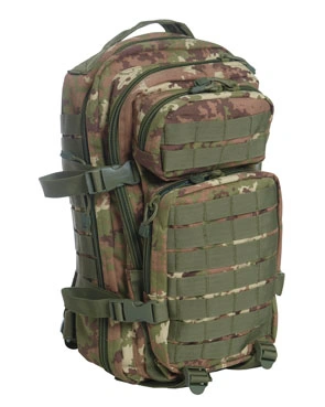 Military Bag, Backpack, Forest Camouflage Assault Durable Military Woodland Hiking Backpack Army Bagpack (CB104589)