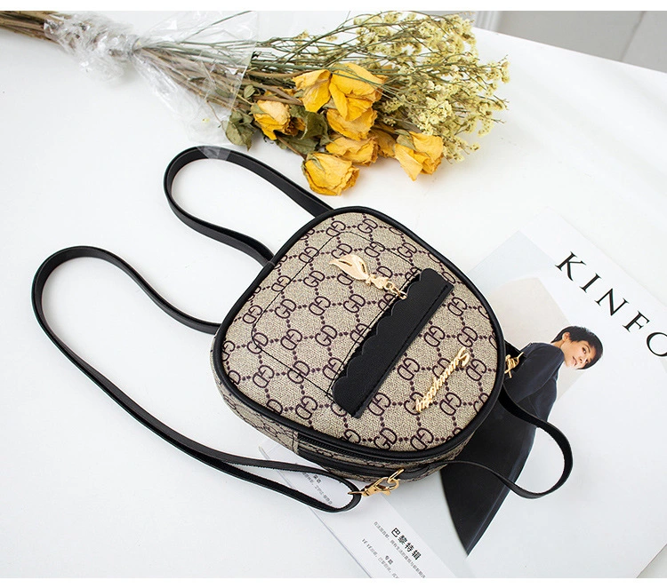 Guangzhou Factory Stocks Wholesale New PU Leather Fashion Mcm Designer Women Female Fashionable Ladies Luxury Backpack