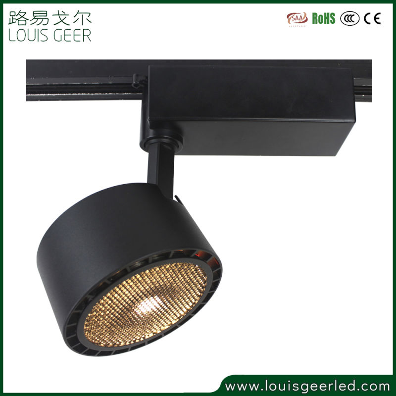 30W COB Aluminum Track Light Rail Housing Adaptor Global LED Ceiling Lighting for Clothing Store Shops