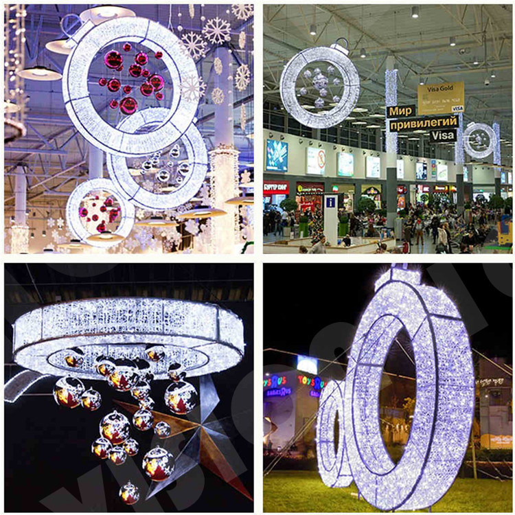 LED 3D Star Motif Ramadan LED Lights Decoration for Mall