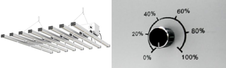 600W Full Spectrum LED Grow Light Spider Bar Shape Light for Greehouse Hydroponic Plant