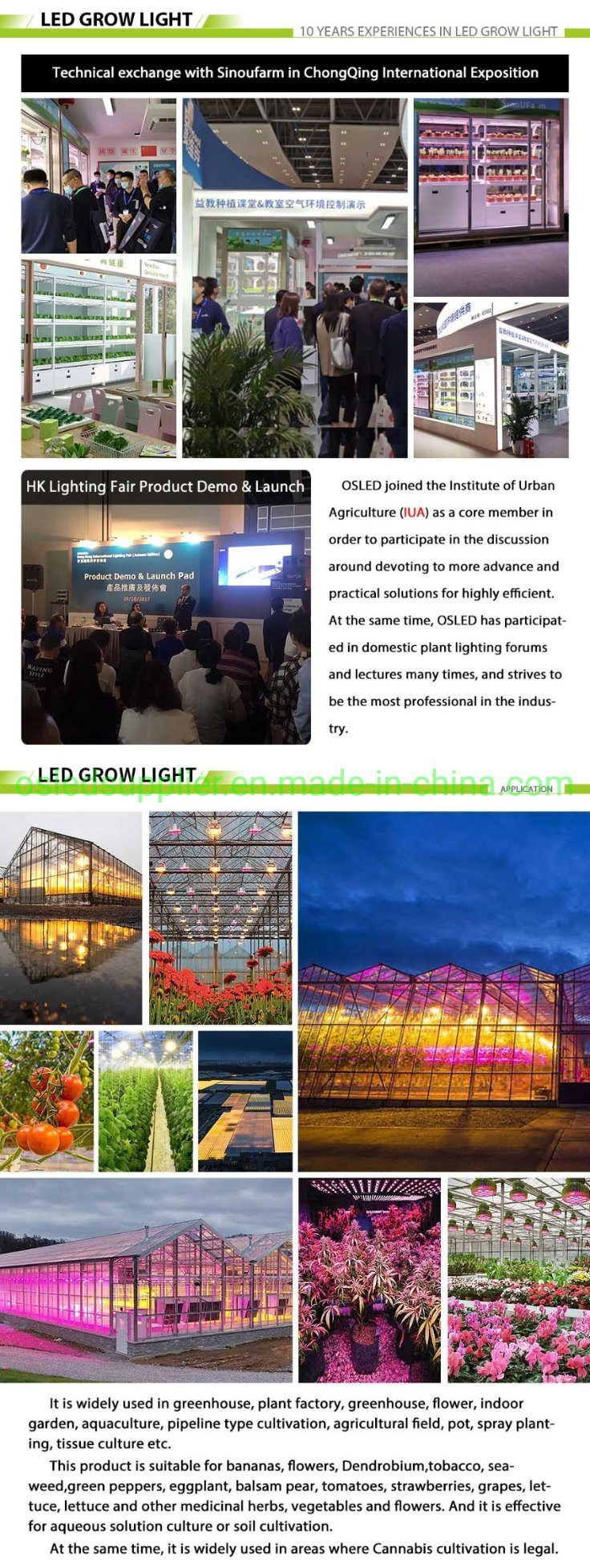 150W LED Grow Light Full Spectrum with Juson Lpn-150n-54e LED Driver 5 Years Warranty LED Horticultural Lighting for Veg Bloom with Dimmer Knob