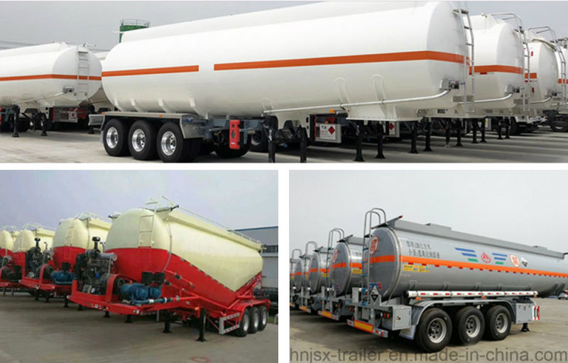 Heavy Truck Tank Trailer, 18-70cbm Utility Cargo Tanker Trailer, Tractor Tank Trailer, Tank Semi Trailer