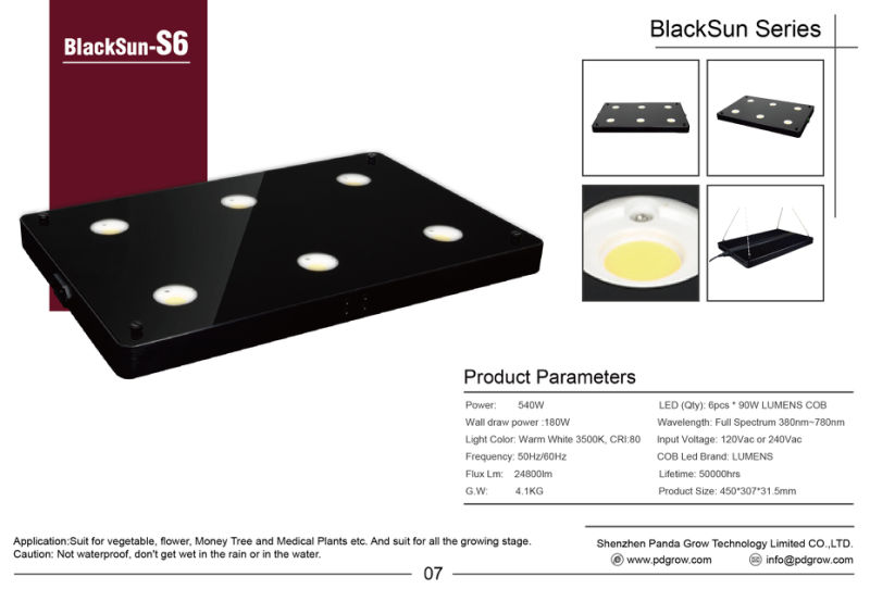 Wholesale Greenhouse Lighting Lumens COB LED Plant Grow Light for Indoor Growth Full Spectrum