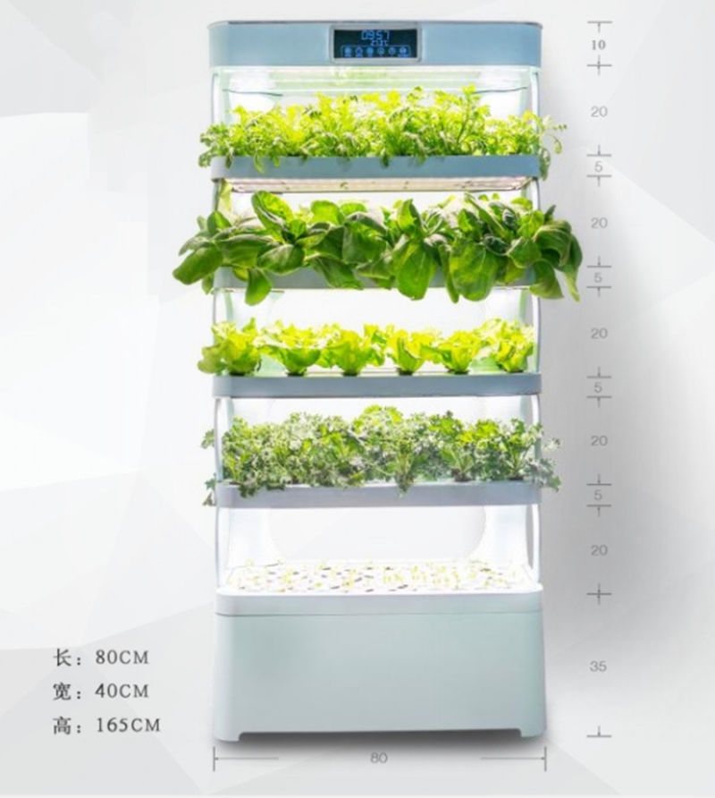 Indoor Nft Hydroponic Systems, Hydroponic Soilless Cultivation with LED Light