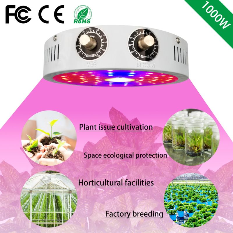 1000W Full Spectrum Grow Lamps COB LED Grow Lights Hydroponics Indoor Plants