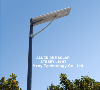 High Brightness All in One Motion Sensor Solar LED Street Lights