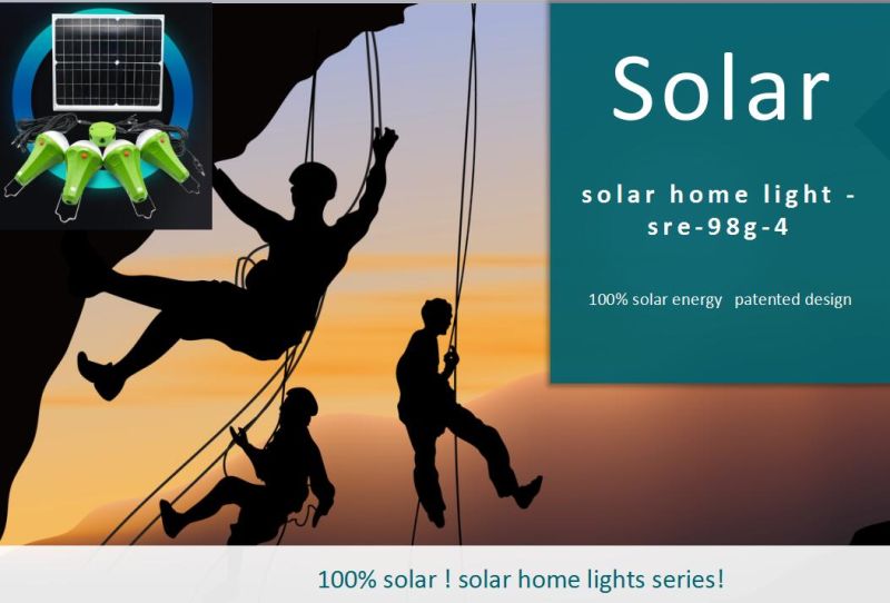 Home Solar Power System for Outside Lightings, Emerency Lighting