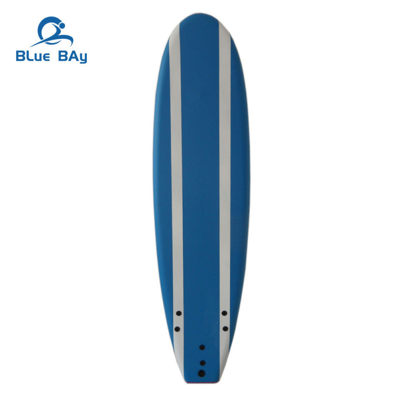 High Performance Soft Top 7' Strip Surf Board for Beginners